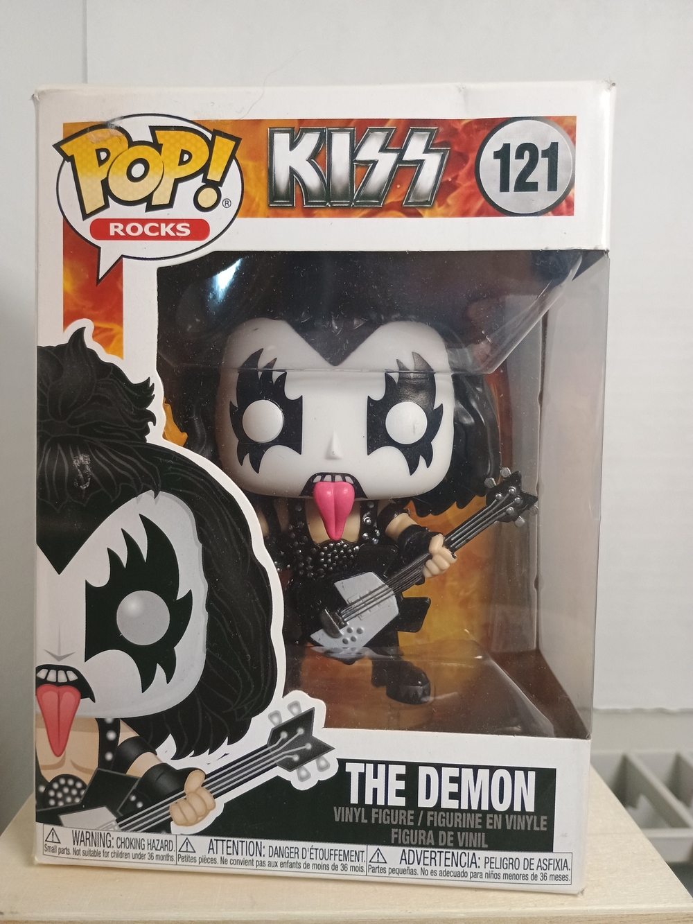 Funko Pop! Rocks: KISS - The Demon #121 Black & White